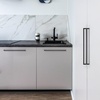 image:imageRavinte 10 Pack 4 Inch Kitchen Square Cabinet Handles Matte Black Cabinet Pulls Black Drawer Pulls Kitchen Cabinet Hardware Handles1812 Inch 18 Inch Hole Center