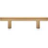 image:imageRavinte 30 Pack  5 Inch Cabinet Pulls Matte Black Stainless Steel Kitchen Drawer Pulls Cabinet Handles 5 InchLength 3 Inch Hole CenterBrushed Brass