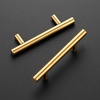 image:imageRavinte 30 Pack  5 Inch Cabinet Pulls Matte Black Stainless Steel Kitchen Drawer Pulls Cabinet Handles 5 InchLength 3 Inch Hole CenterBrushed Brass