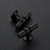 image:imageRavinte 30 Pack 5 Inch Cabinet Pulls Kitchen Cupboard Handles with Round Base Matte Black Drawer Pulls Cabinet Handles 5 Length 3 Hole Center2 Length Single Hole