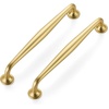 image:imageRavinte 10 Pack 5 Inch Champagne Bronze Kitchen Cabinet Handles Solid Zinc Alloy Cabinet Pulls Cupboard amp Drawer HandlesBrushed Brass