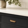 image:imageRavinte Cabinet Pulls Kitchen Cabinet Handles 5 Inch Matte Black 2 PackAntique Brass