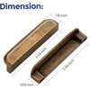 image:imageRavinte Cabinet Pulls Kitchen Cabinet Handles 5 Inch Matte Black 2 PackAntique Brass