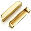 image:imageRavinte Cabinet Pulls Kitchen Cabinet Handles 5 Inch Matte Black 2 PackBrushed Brass