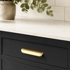 image:imageRavinte Cabinet Pulls Kitchen Cabinet Handles 5 Inch Matte Black 2 PackBrushed Brass