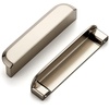 image:imageRavinte Cabinet Pulls Kitchen Cabinet Handles 5 Inch Matte Black 2 PackBrushed Nickel