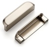 image:imageRavinte Cabinet Pulls Kitchen Cabinet Handles 5 Inch Matte Black 2 PackBrushed Nickel
