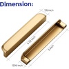 image:imageRavinte Cabinet Pulls Kitchen Cabinet Handles 5 Inch Matte Black 2 PackChampagne Bronze