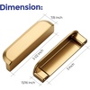 image:imageRavinte Cabinet Pulls Kitchen Cabinet Handles 5 Inch Matte Black 2 PackChampagne Bronze