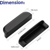 image:imageRavinte Cabinet Pulls Kitchen Cabinet Handles 5 Inch Matte Black 2 PackMatte Black