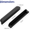 image:imageRavinte Cabinet Pulls Kitchen Cabinet Handles 5 Inch Matte Black 2 PackMatte Black
