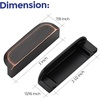 image:imageRavinte Cabinet Pulls Kitchen Cabinet Handles 5 Inch Matte Black 2 PackOil Rubbed Bronze