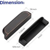 image:imageRavinte Cabinet Pulls Kitchen Cabinet Handles 5 Inch Matte Black 2 PackOil Rubbed Bronze
