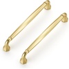 image:imageRavinte Brushed Gold Zinc Alloy Cabinet Handles5 Pulls20 PackBrushed Gold