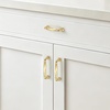 image:imageRavinte Brushed Gold Zinc Alloy Cabinet Handles5 Pulls20 PackBrushed Gold