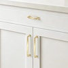 image:imageRavinte Brushed Gold Zinc Alloy Cabinet Handles5 Pulls20 PackBrushed Gold