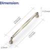image:imageRavinte Brushed Gold Zinc Alloy Cabinet Handles5 Pulls20 PackBrushed Nickel