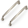 image:imageRavinte Brushed Gold Zinc Alloy Cabinet Handles5 Pulls20 PackBrushed Nickel