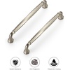 image:imageRavinte Brushed Gold Zinc Alloy Cabinet Handles5 Pulls20 PackBrushed Nickel