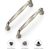 image:imageRavinte Brushed Gold Zinc Alloy Cabinet Handles5 Pulls20 PackBrushed Nickel