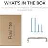 image:imageRavinte Brushed Gold Zinc Alloy Cabinet Handles5 Pulls20 PackBrushed Nickel