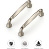 image:imageRavinte Brushed Gold Zinc Alloy Cabinet Handles5 Pulls20 PackBrushed Nickel