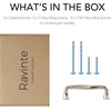 image:imageRavinte Brushed Gold Zinc Alloy Cabinet Handles5 Pulls20 PackBrushed Nickel