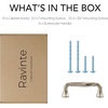 image:imageRavinte Brushed Gold Zinc Alloy Cabinet Handles5 Pulls20 PackBrushed Nickel