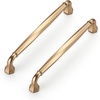 image:imageRavinte Brushed Gold Zinc Alloy Cabinet Handles5 Pulls20 PackChampagne Bronze