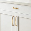 image:imageRavinte Brushed Gold Zinc Alloy Cabinet Handles5 Pulls20 PackChampagne Bronze