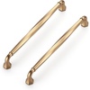 image:imageRavinte Brushed Gold Zinc Alloy Cabinet Handles5 Pulls20 PackChampagne Bronze