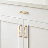 image:imageRavinte Brushed Gold Zinc Alloy Cabinet Handles5 Pulls20 PackChampagne Bronze
