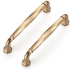 image:imageRavinte Brushed Gold Zinc Alloy Cabinet Handles5 Pulls20 PackChampagne Bronze