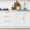 image:imageRavinte Brushed Gold Zinc Alloy Cabinet Handles5 Pulls20 PackChampagne Bronze
