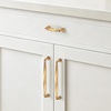 image:imageRavinte Brushed Gold Zinc Alloy Cabinet Handles5 Pulls20 PackChampagne Bronze