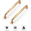 image:imageRavinte Brushed Gold Zinc Alloy Cabinet Handles5 Pulls20 PackChampagne Bronze