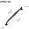 image:imageRavinte Brushed Gold Zinc Alloy Cabinet Handles5 Pulls20 PackMatte Black