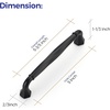 image:imageRavinte Brushed Gold Zinc Alloy Cabinet Handles5 Pulls20 PackMatte Black