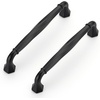 image:imageRavinte Brushed Gold Zinc Alloy Cabinet Handles5 Pulls20 PackMatte Black
