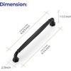 image:imageRavinte Brushed Gold Zinc Alloy Cabinet Handles5 Pulls20 PackMatte Black