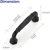 image:imageRavinte Brushed Gold Zinc Alloy Cabinet Handles5 Pulls20 PackMatte Black