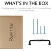image:imageRavinte Brushed Gold Zinc Alloy Cabinet Handles5 Pulls20 PackMatte Black