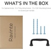 image:imageRavinte Brushed Gold Zinc Alloy Cabinet Handles5 Pulls20 PackMatte Black