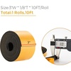 image:imageRavinte Weather Stripping Door Seal 2 x 1 Adhesive Foam Tape 65 FTBlack