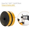 image:imageRavinte Weather Stripping Door Seal 2 x 1 Adhesive Foam Tape 65 FTBlack