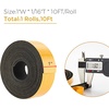 image:imageRavinte Weather Stripping Door Seal 2 x 1 Adhesive Foam Tape 65 FTBlack