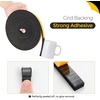image:imageRavinte Weather Stripping Door Seal 2 x 1 Adhesive Foam Tape 65 FTBlack