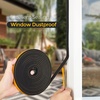 image:imageRavinte Weather Stripping Door Seal 2 x 1 Adhesive Foam Tape 65 FTBlack