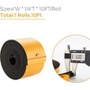 image:imageRavinte Weather Stripping Door Seal 2 x 1 Adhesive Foam Tape 65 FTBlack