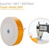 image:imageRavinte Weather Stripping Door Seal 2 x 1 Adhesive Foam Tape 65 FTWhite